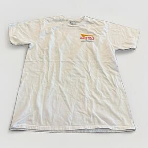 In-N-Out Washington Mens White Short Sleeve T-Shirt Size L Large 100% Cotton